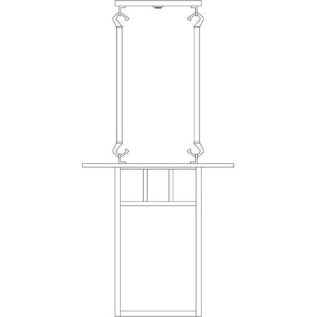 Arroyo Craftsman 14" Huntington Hanging Pendant Without Overlay (Empty), Bronze, Off White Glass HCM-14EOF-BZ